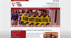 Desktop Screenshot of fightwagetheft.com